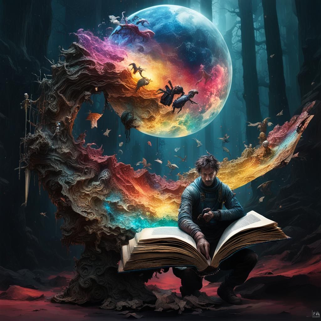 Metal Book Unleashes a Shadowy Creation