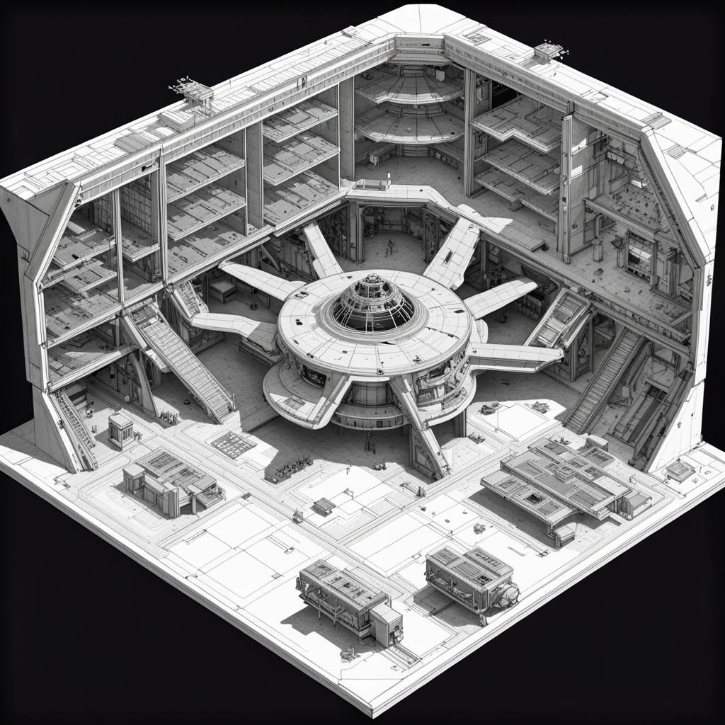 Space Station - Auxiliary Fighter Launch Bay