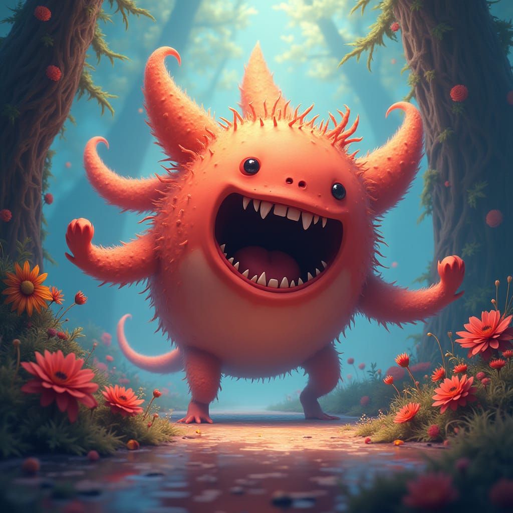 Fantastical Matte Painting with Intricate Detail in 8K