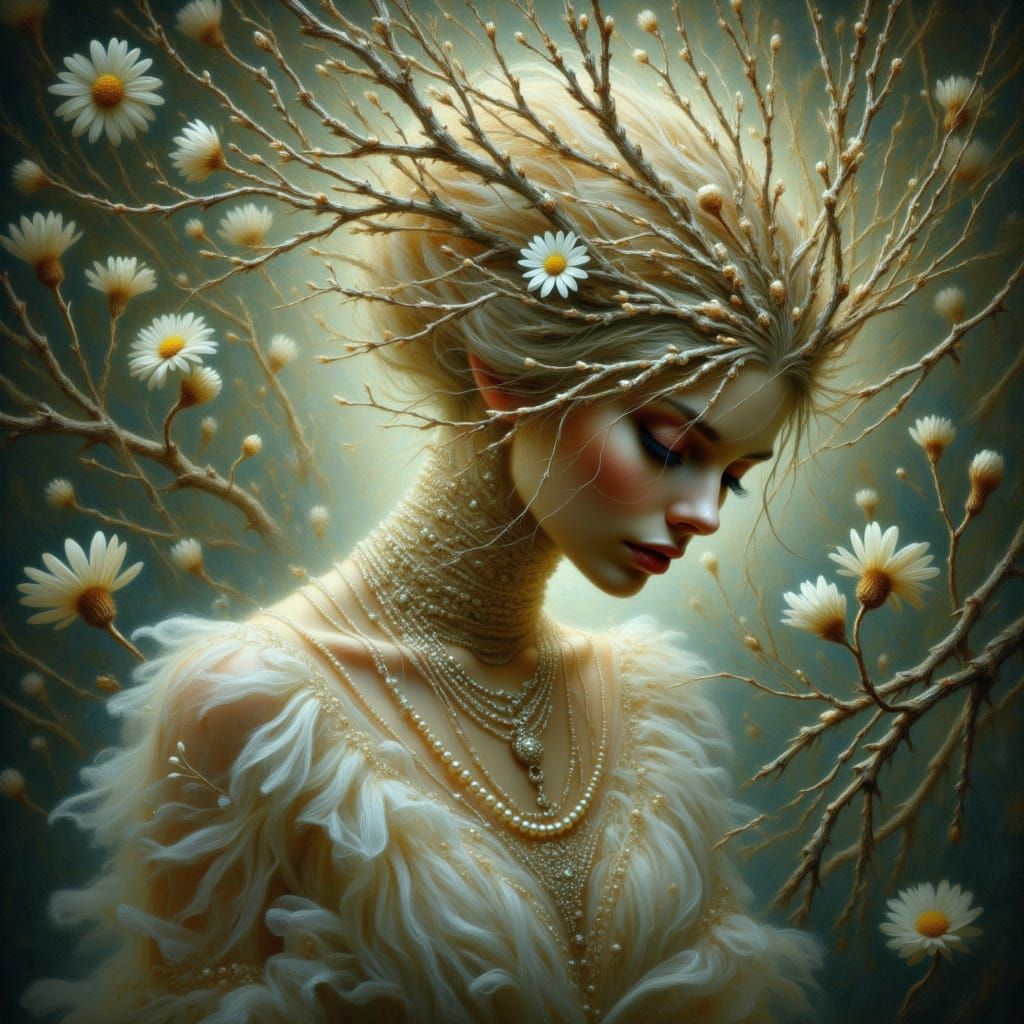 Otherworldly Faery in Mystical Forest