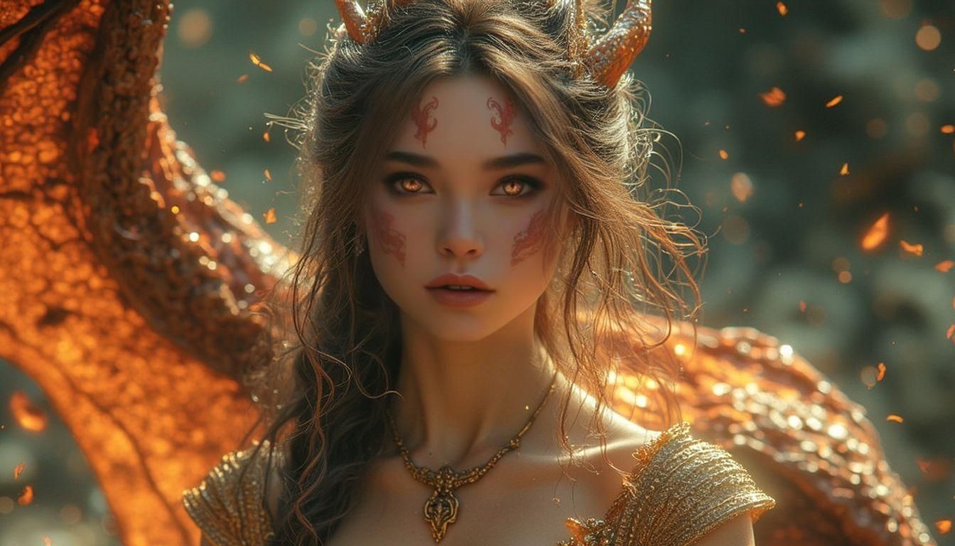 Dragon Princess: A Majestic Fantasy Creature