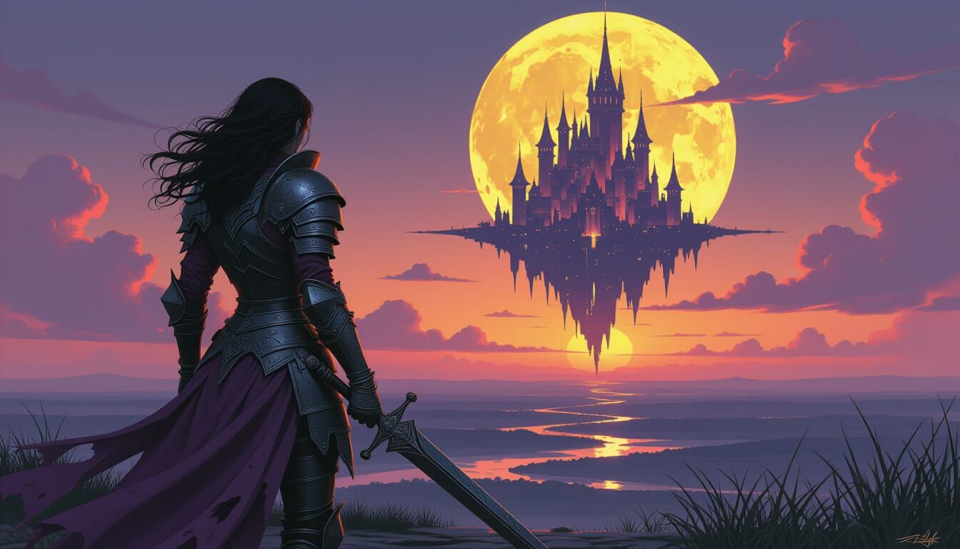 Gypsy Warrior at the Shattered Castle Edge