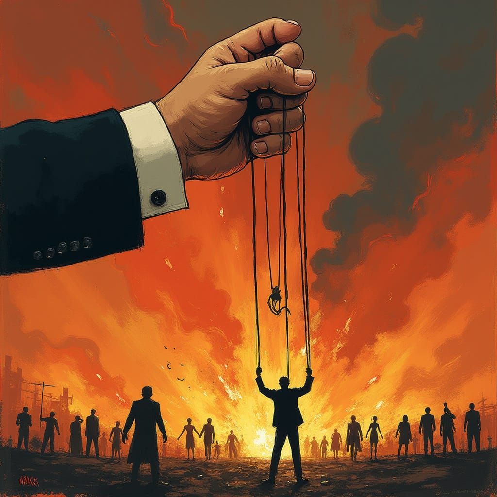 Corporate Greed as Puppeteers of Suffering