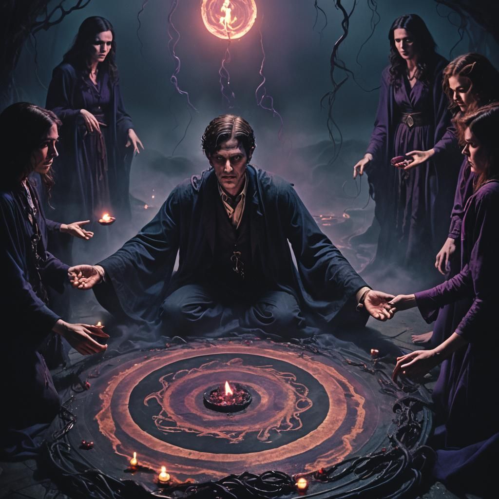 Eldritch Horror Emerges During Dark Ritual