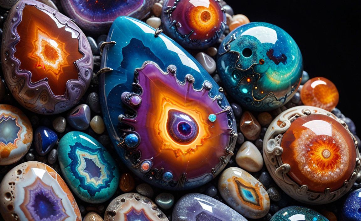 Iridescent Cosmic Portraits of Interconnected Star Clusters