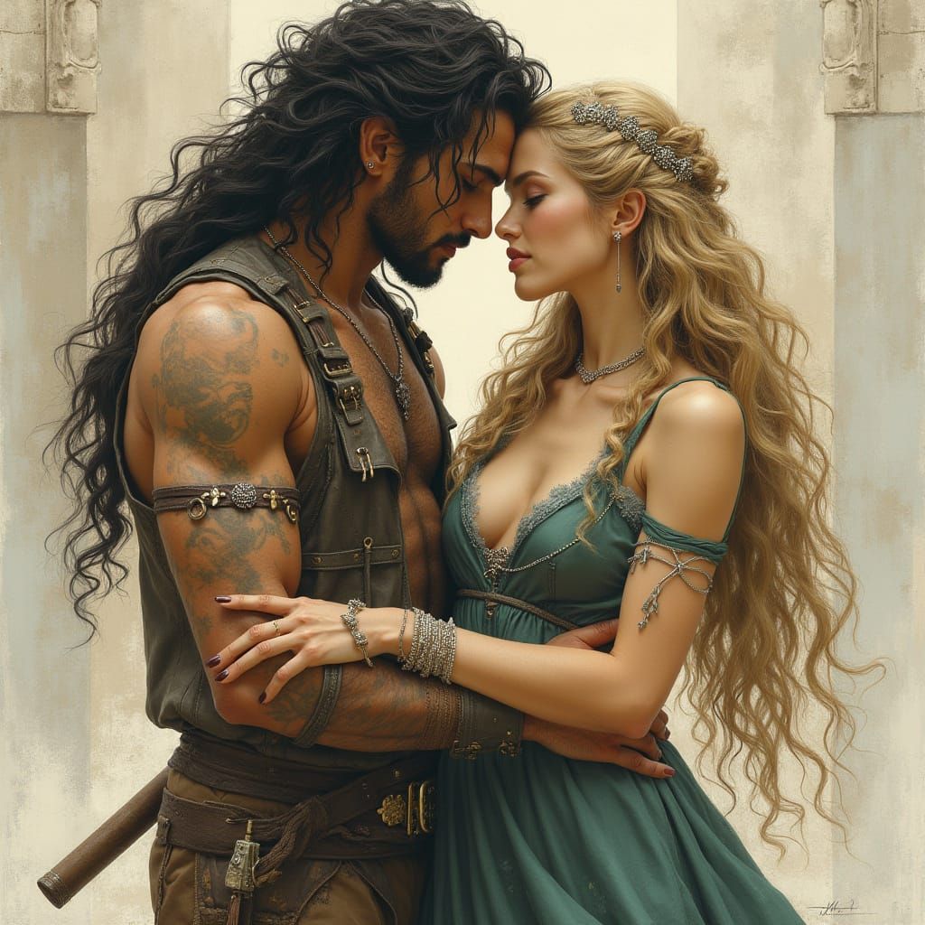 Surrealist Fantasy Art in the Style of Royo, Parillo, and Ma...