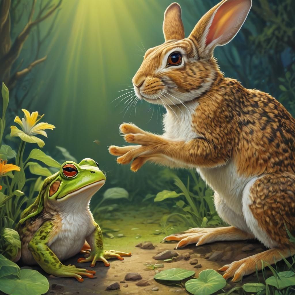 Enchanted Forest Sage in Storybook Illustration