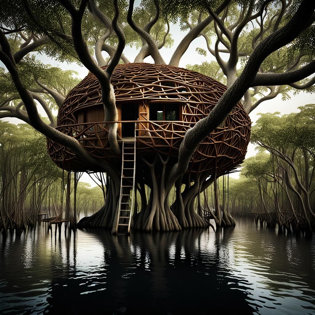 Mangrove house