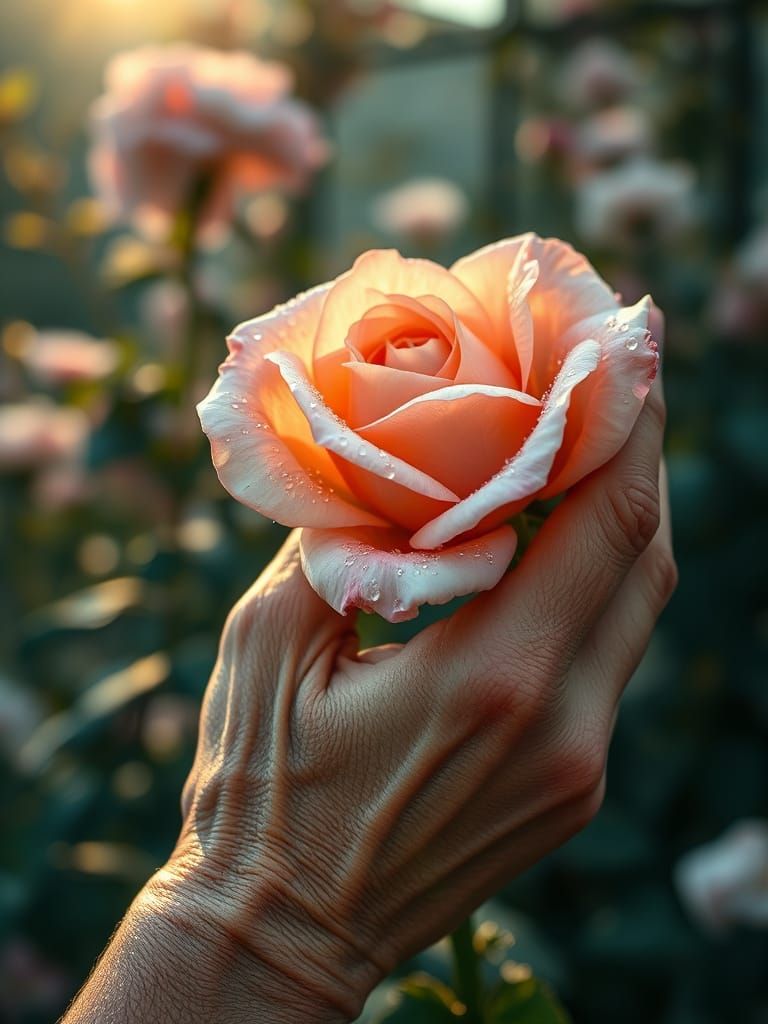 Timeless Beauty in Worn Hands