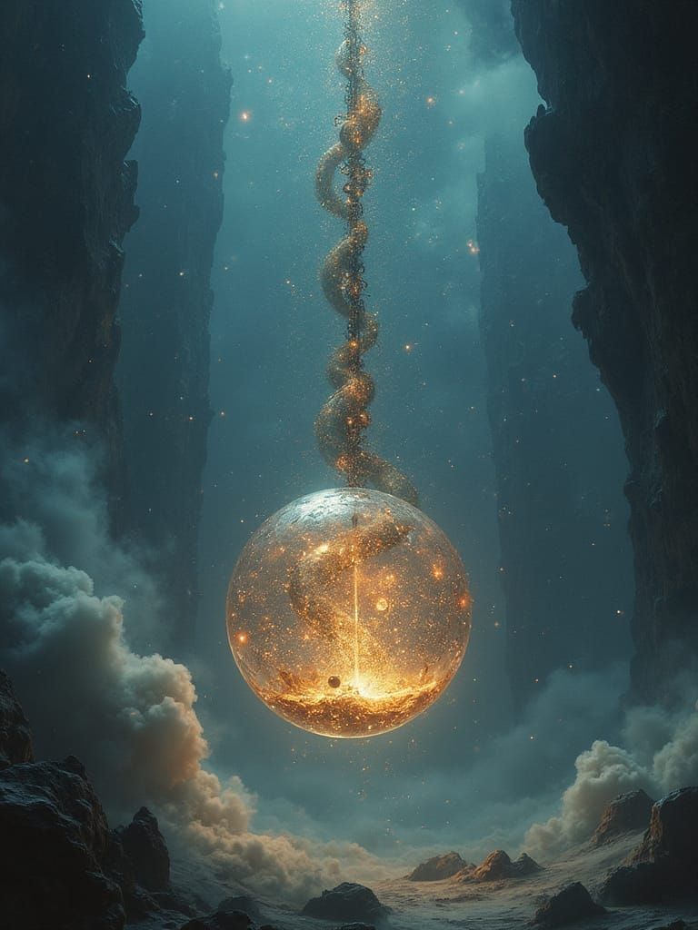 Glowing Pendulum Dictates Rhythm of Universe