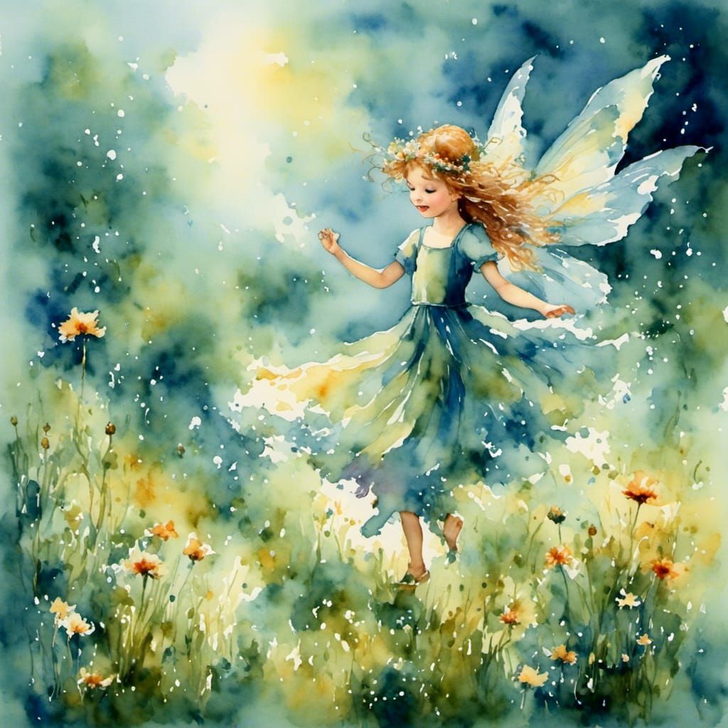 Air Fairy Dances in the Wind