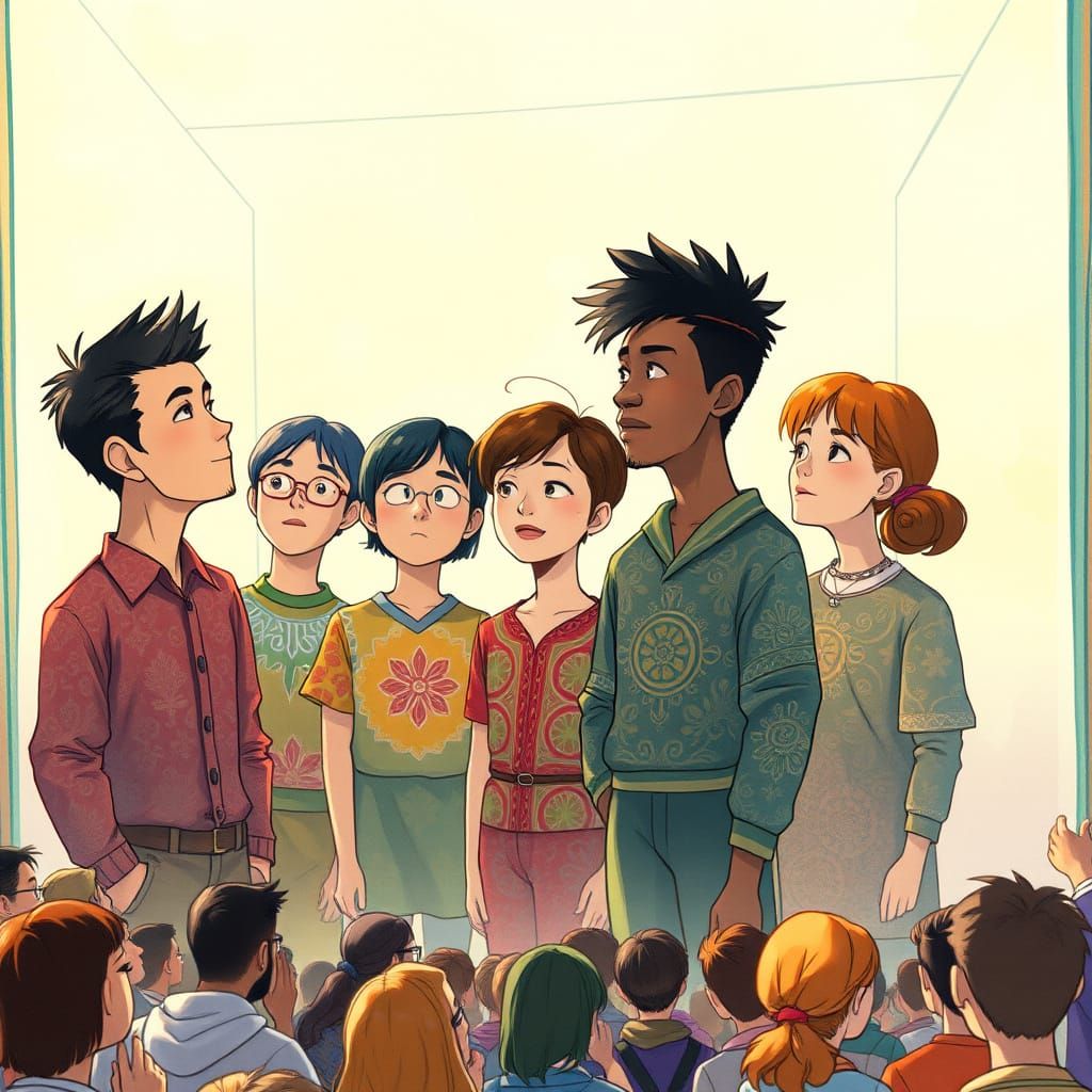 Whispers in the Cube: A Ghibli-Inspired Gathering of Wonder