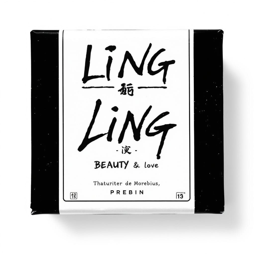 Surreal Beauty Brand Logo in Neo-Noir Dark Fantasy Style