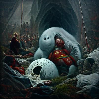 Baymax in Elden Ring: A Horror Fusion
