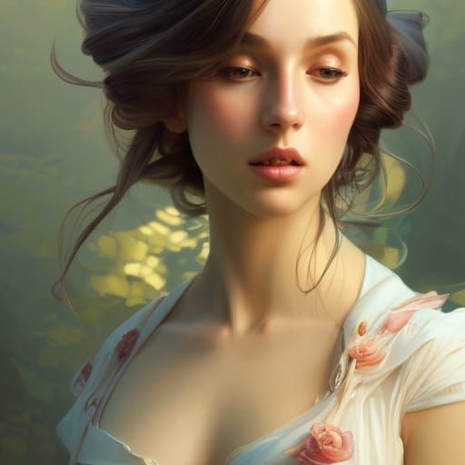 Detailed Portrait of a Beautiful Princess in 8K