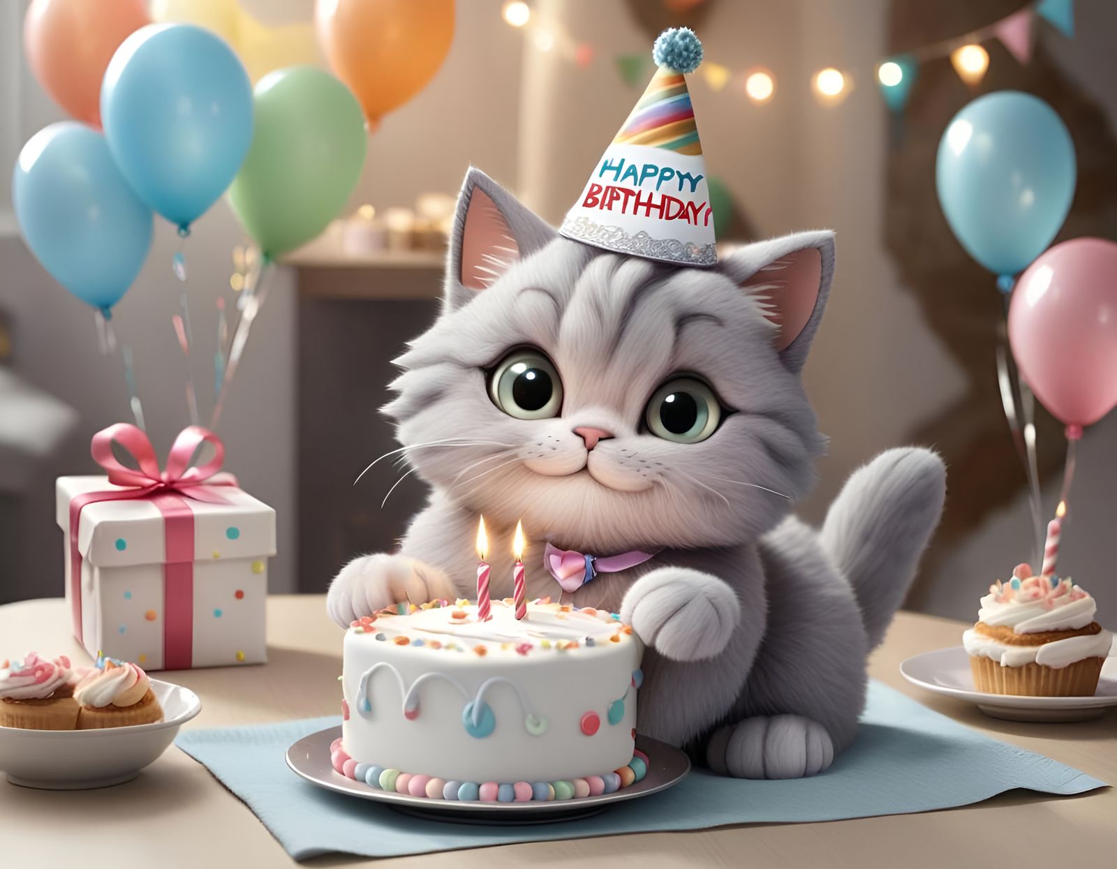 Happy Birthday Little Kitty! 🎂