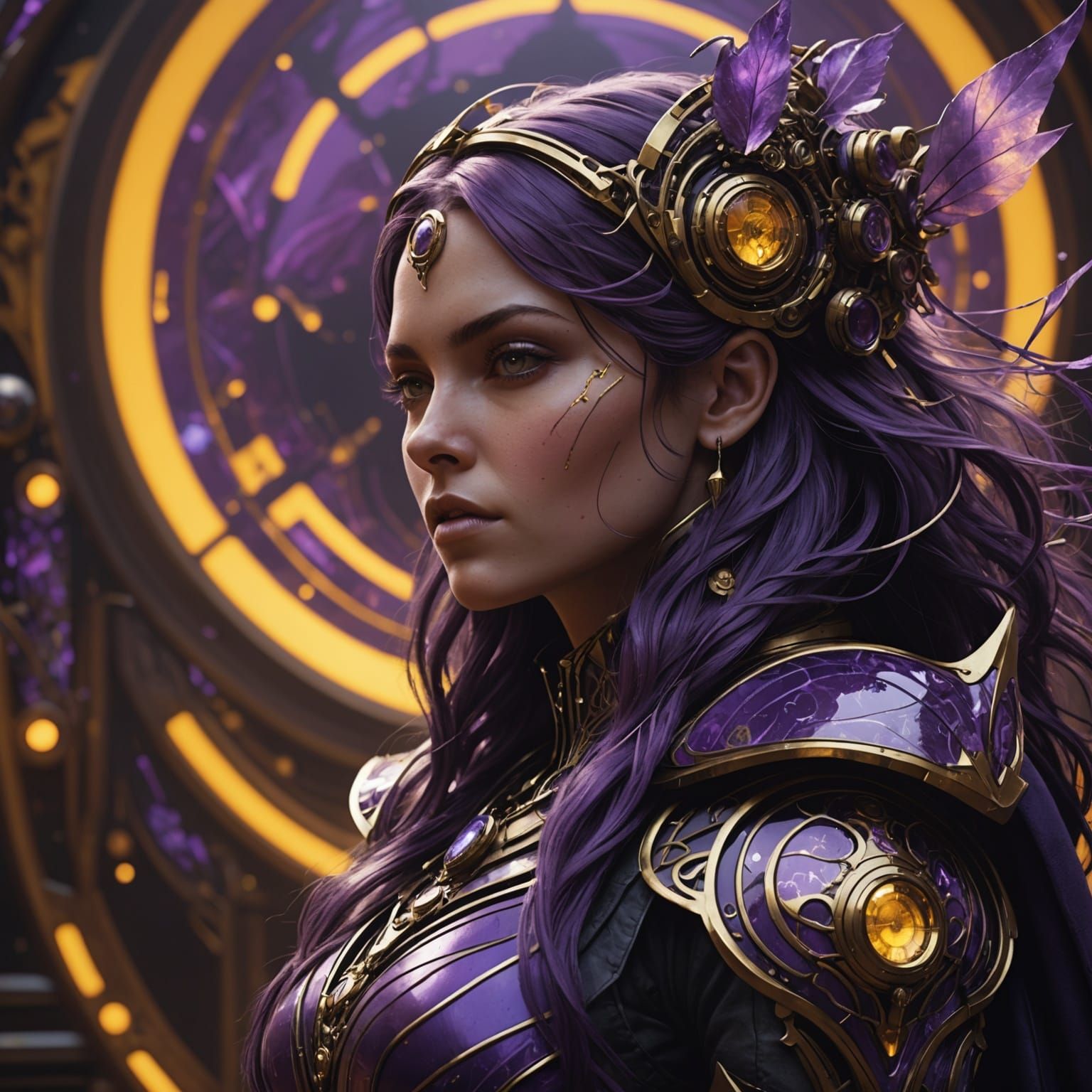 Dark Fantasy Futurista Concept Art in 8k Resolution