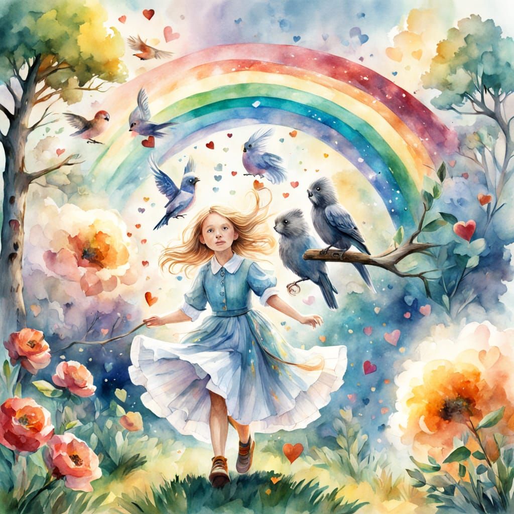 Whimsical Teenage Fairies in a Vibrant World