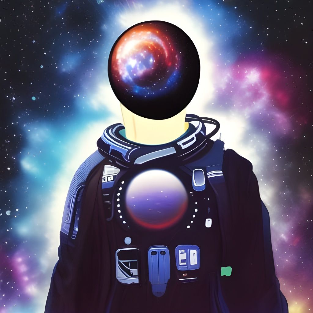 Citizen of the Galaxy in Scifipunk Style