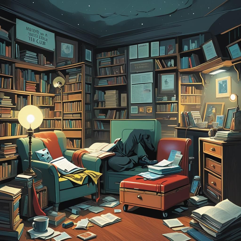 Surreal Sci-Fi Princess with Nautilus Lute