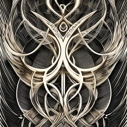 Gold Runes Ink Flow 5