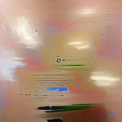 Spotify Banned: Oil Painting of School Computer