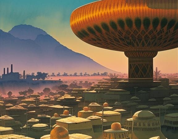 Manga Sunrise Landscape in Mali