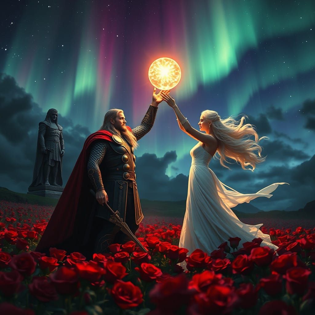 Thor and Daenerys Unleash Ancient Magic in a Haunting Norse....