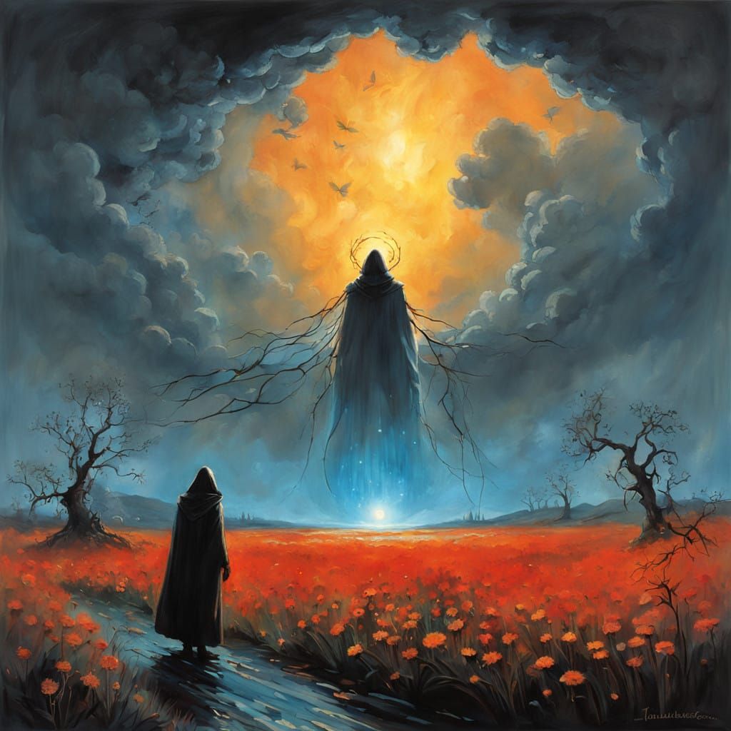 Light and Shadow Engage in Ethereal Discourse