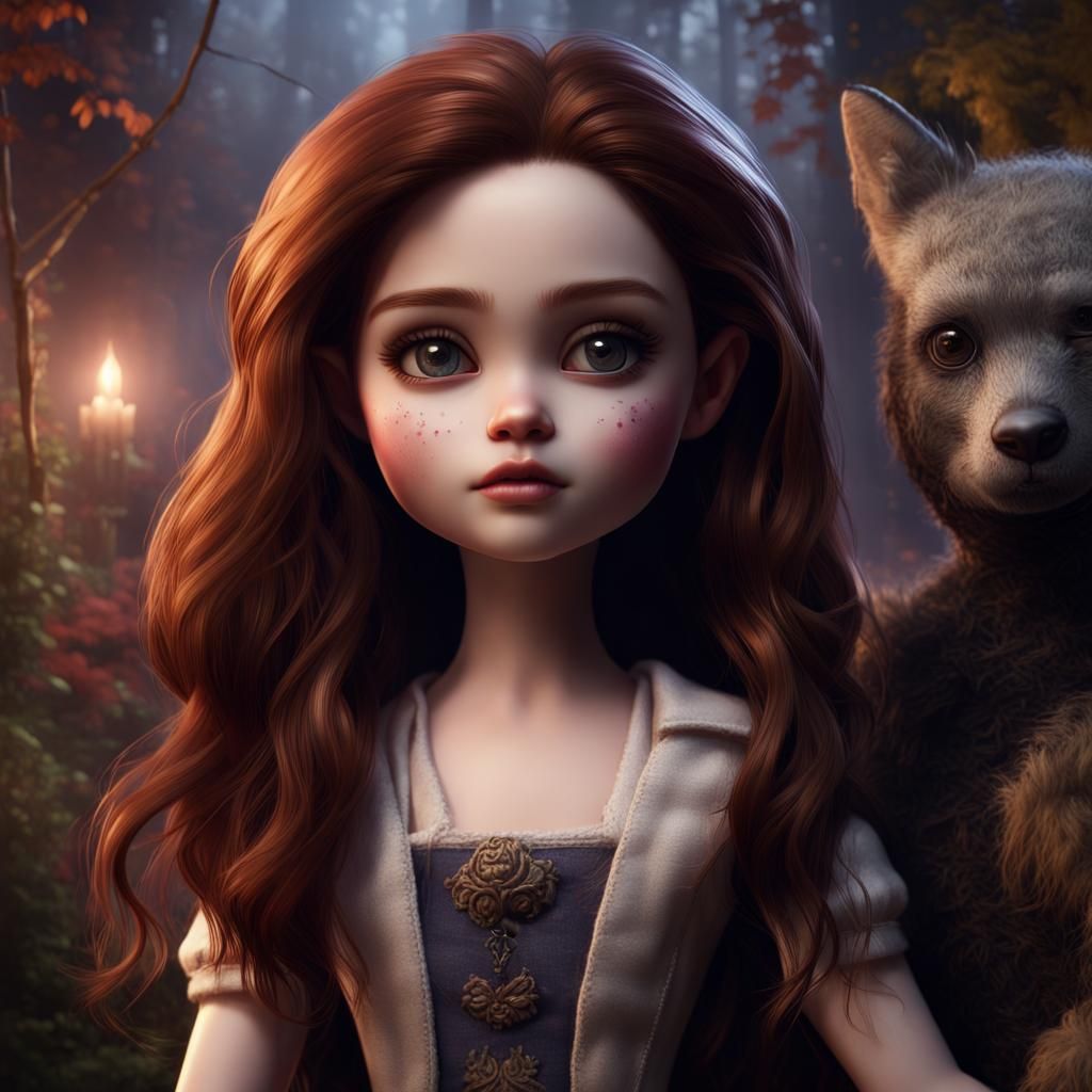 Dark Fantasy Vamprilla Bratz Doll in 8k Resolution