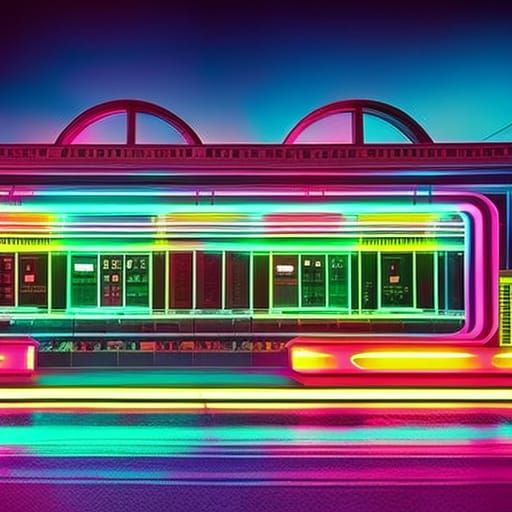 Synthwave Neon Museum: Post Punk Industrial Music