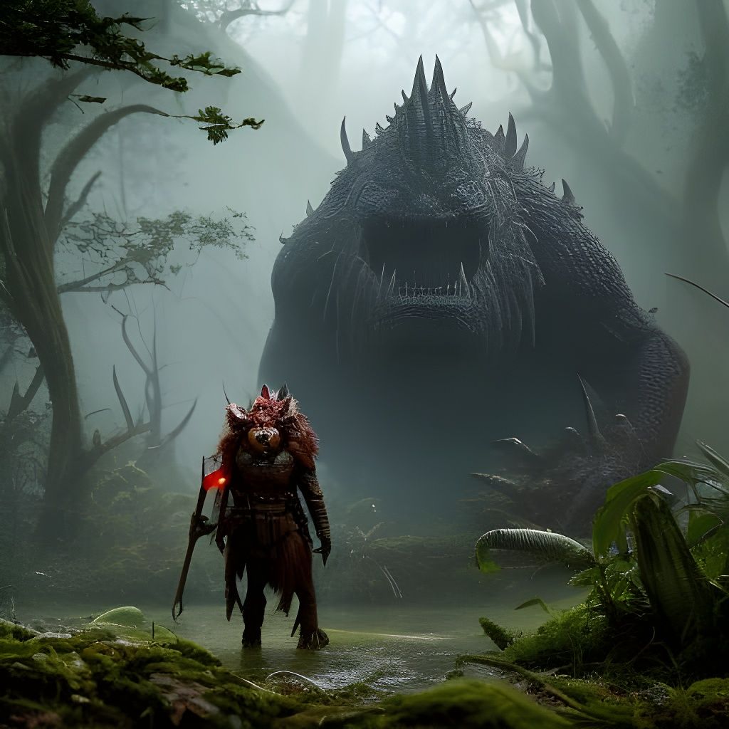 Mangrove Monster in Swampy Marshlands