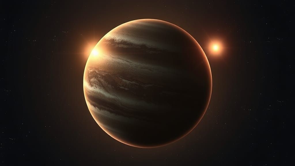 Photorealistic Planet in the Universe as Digital Art
