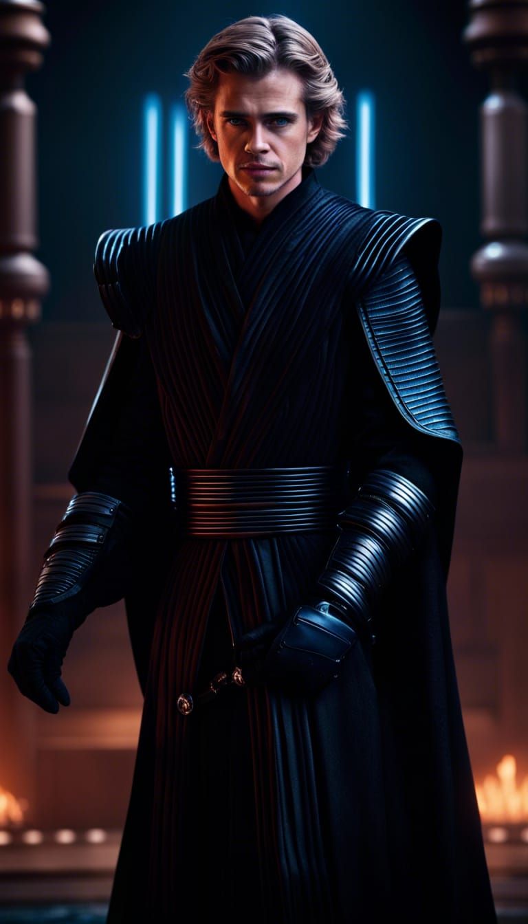 Evil Emperor Anakin Skywalker in Dark Imperial Armor