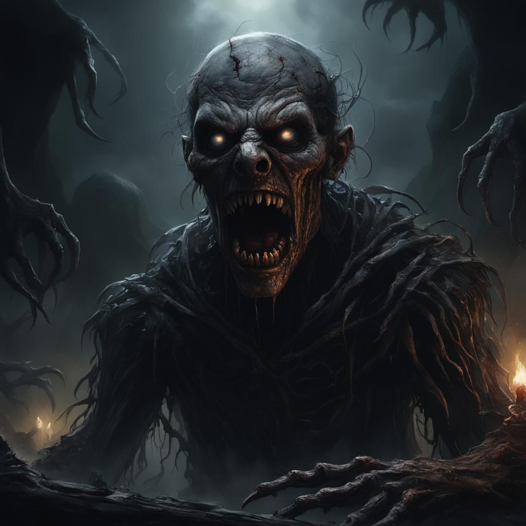Night Terrors: Dark Fantasy Concept Art