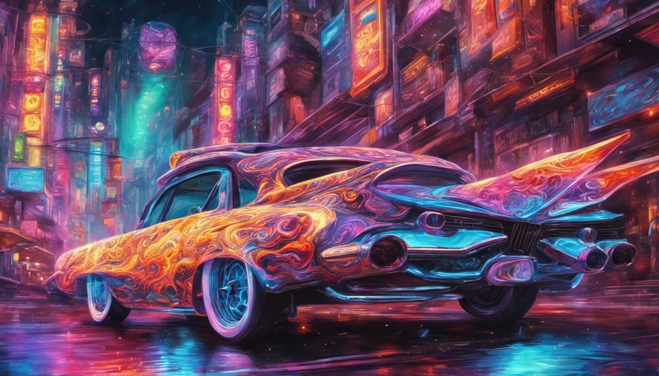 Colourful Hotrod
