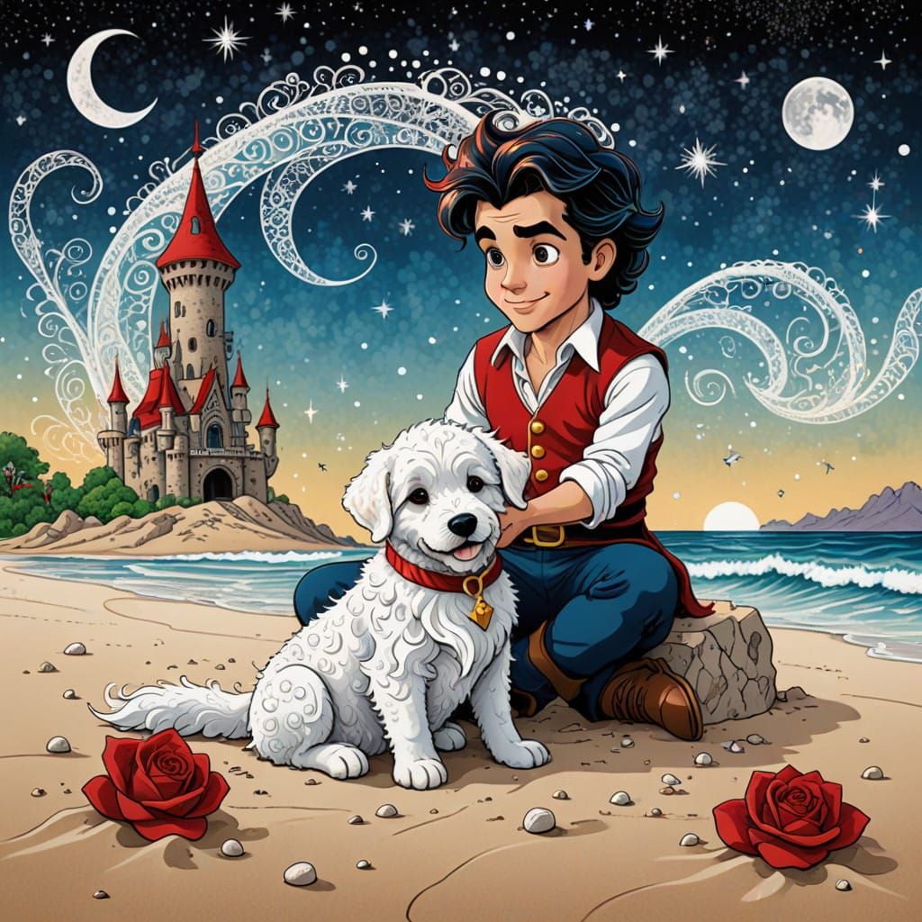 Whimsical Prince Eric in Punky Sailor Gear