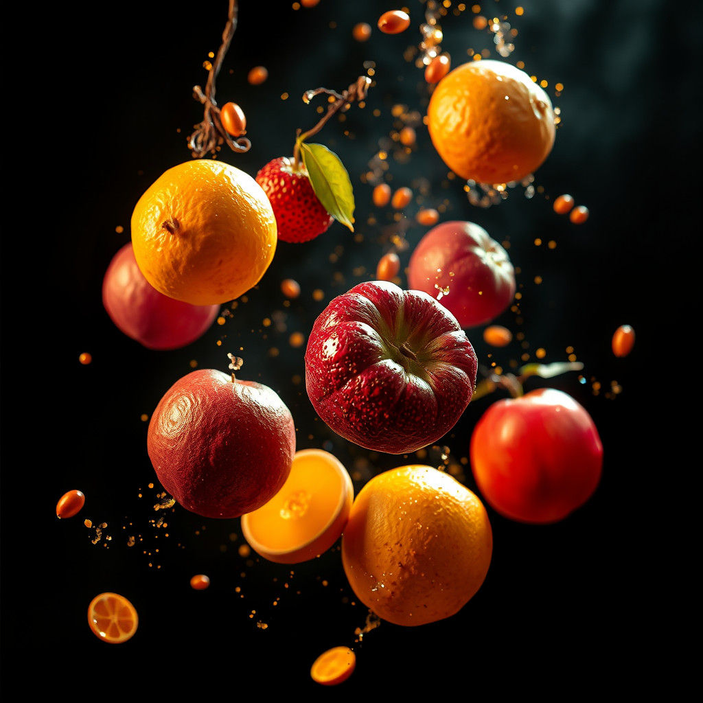 Weightless Juggling: Fruits in Fantasy Concept Art