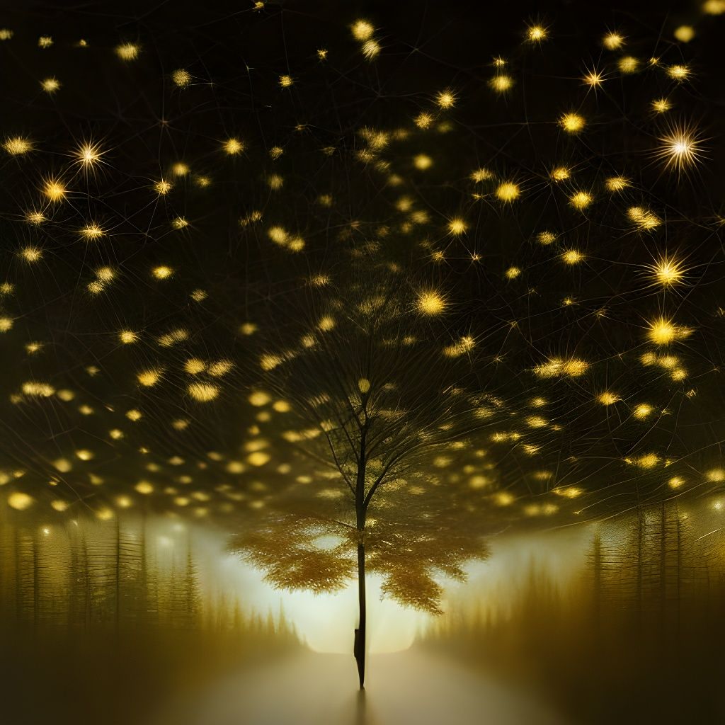 Ethereal Ballerina Double Exposure Collage in Watercolor Sty...