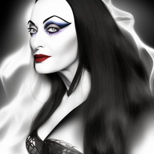 Morticia Addams Doppelganger