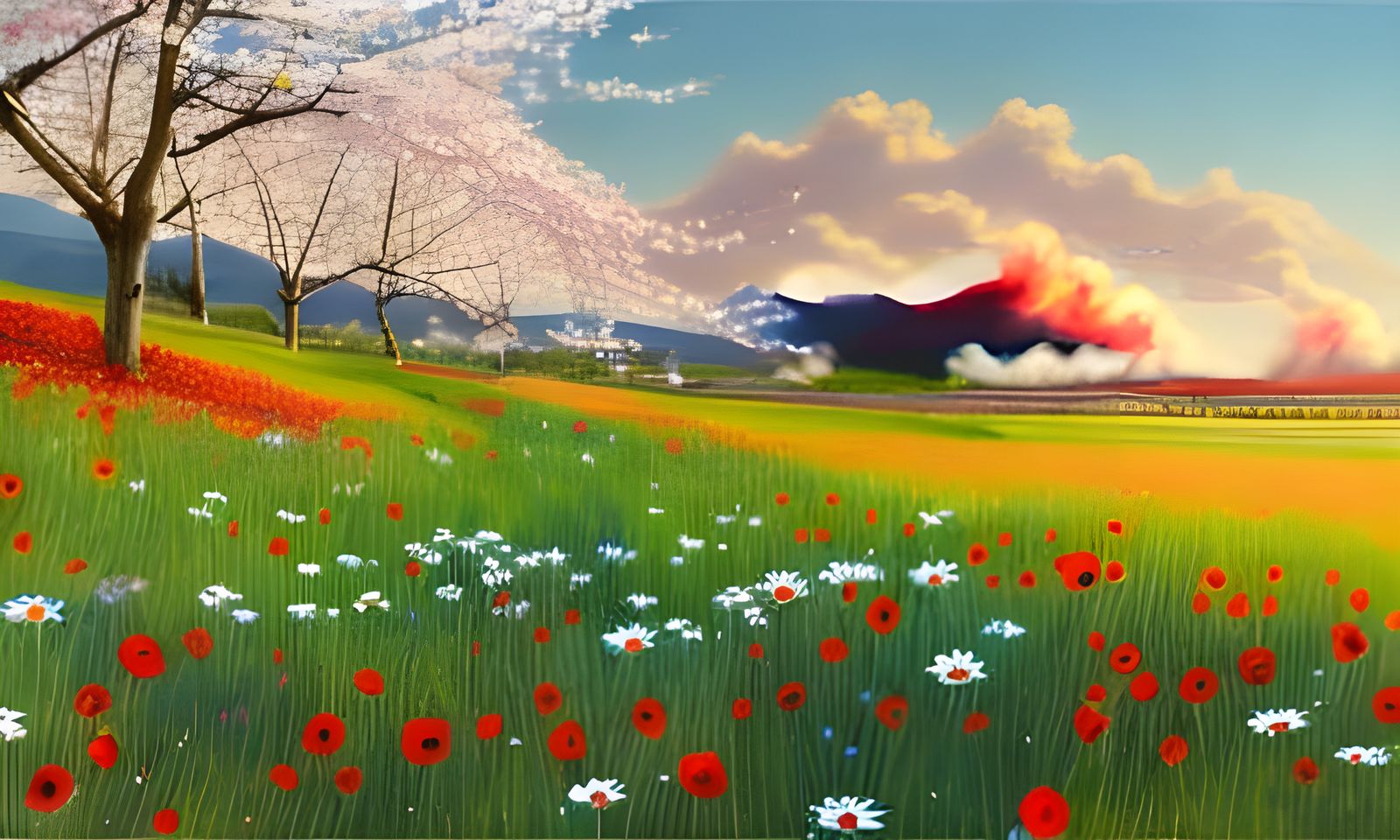 Mountains Ablaze: Hyperrealistic Forest Fire in 8K