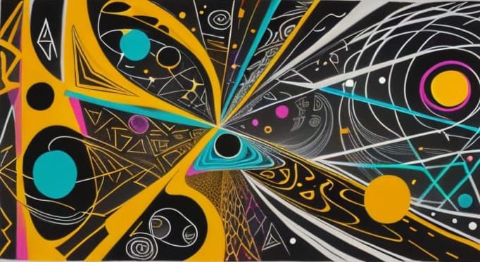 Giraffe Circuit Board in Charcoal Drawing Style