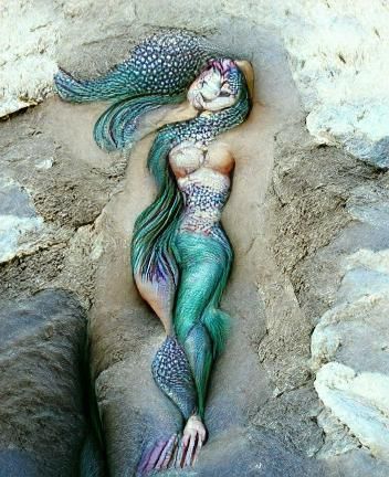Beautiful Mermaid Woman of the Sea