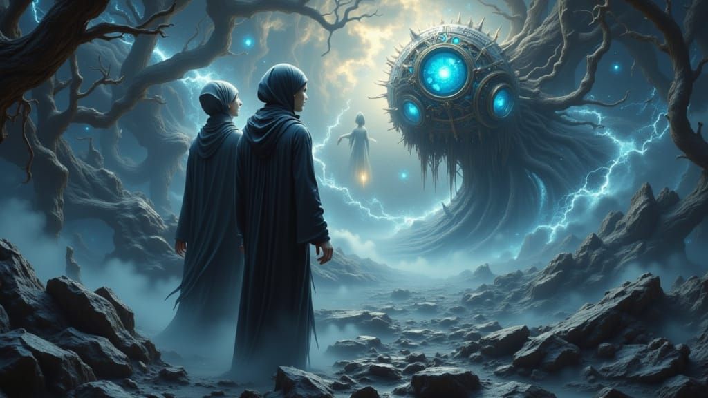 Ethereal Clairvoyants Reveal Future in Electric Mist