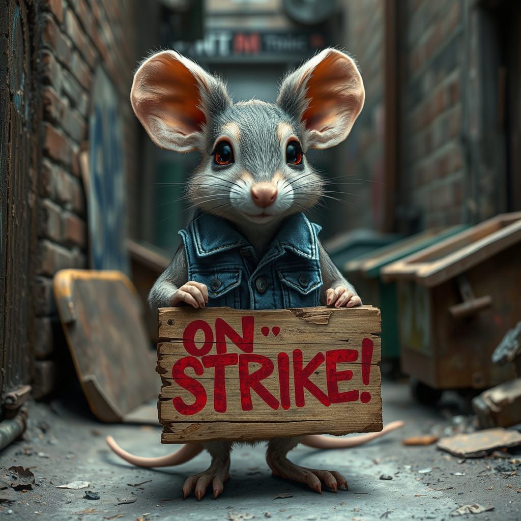 Gritty Urban Mouse Demands Change