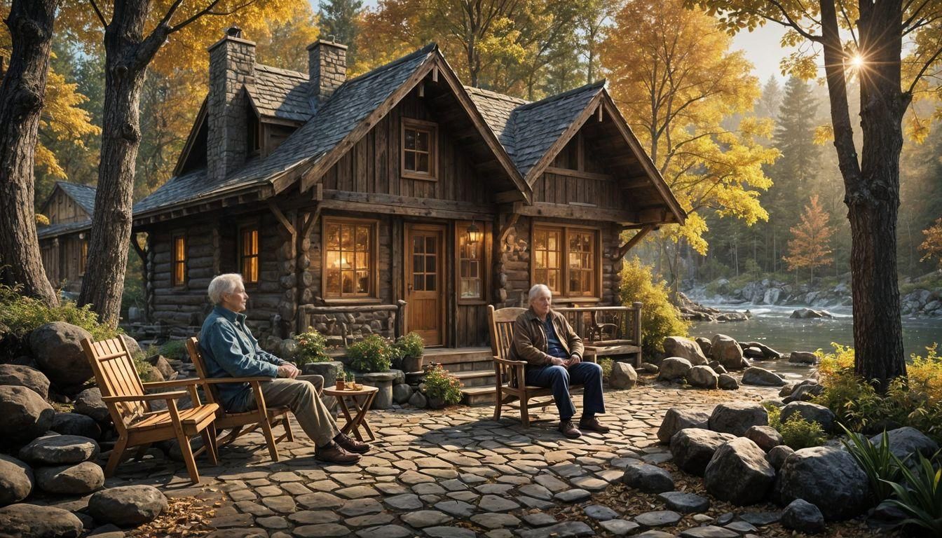 Cozy Cabin Retreat in Autumn Woods