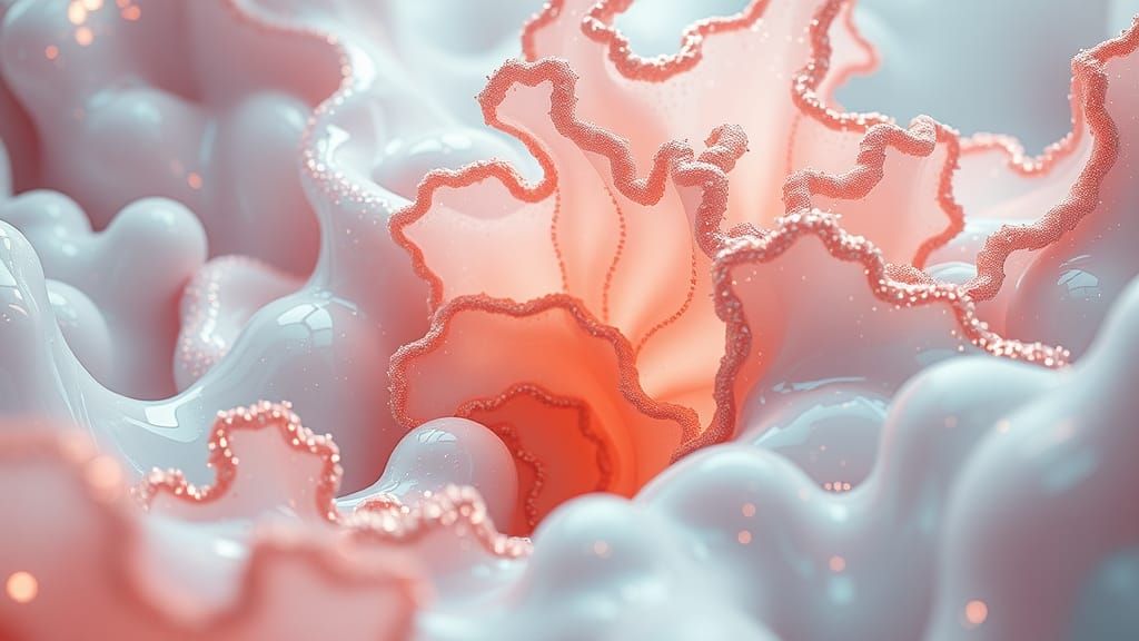 Hyperrealistic Macro of Organic Sci-Fi Material