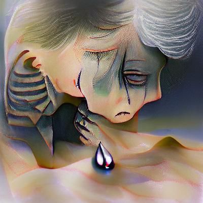 AI Generated Image of Grief