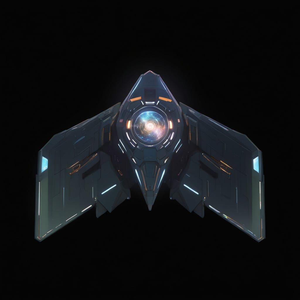 Majestic Starfleet Starship in Cosmic Dreamscape