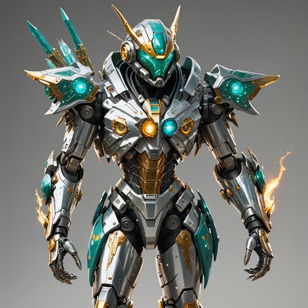 Firefly in Silver and Gold Mech Suit